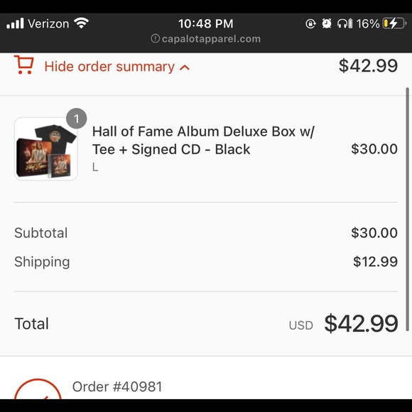 Polo G Authenticate Signed Hall Of Fame CD - Picture 6 of 7